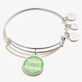 Today is Sublime charm bangle featuring an inspirational pendant in a classic, stackable metallic finish.
