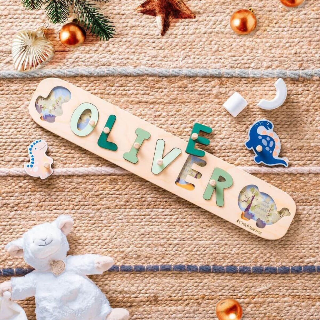 Personalized Wooden Name Puzzle for Toddlers