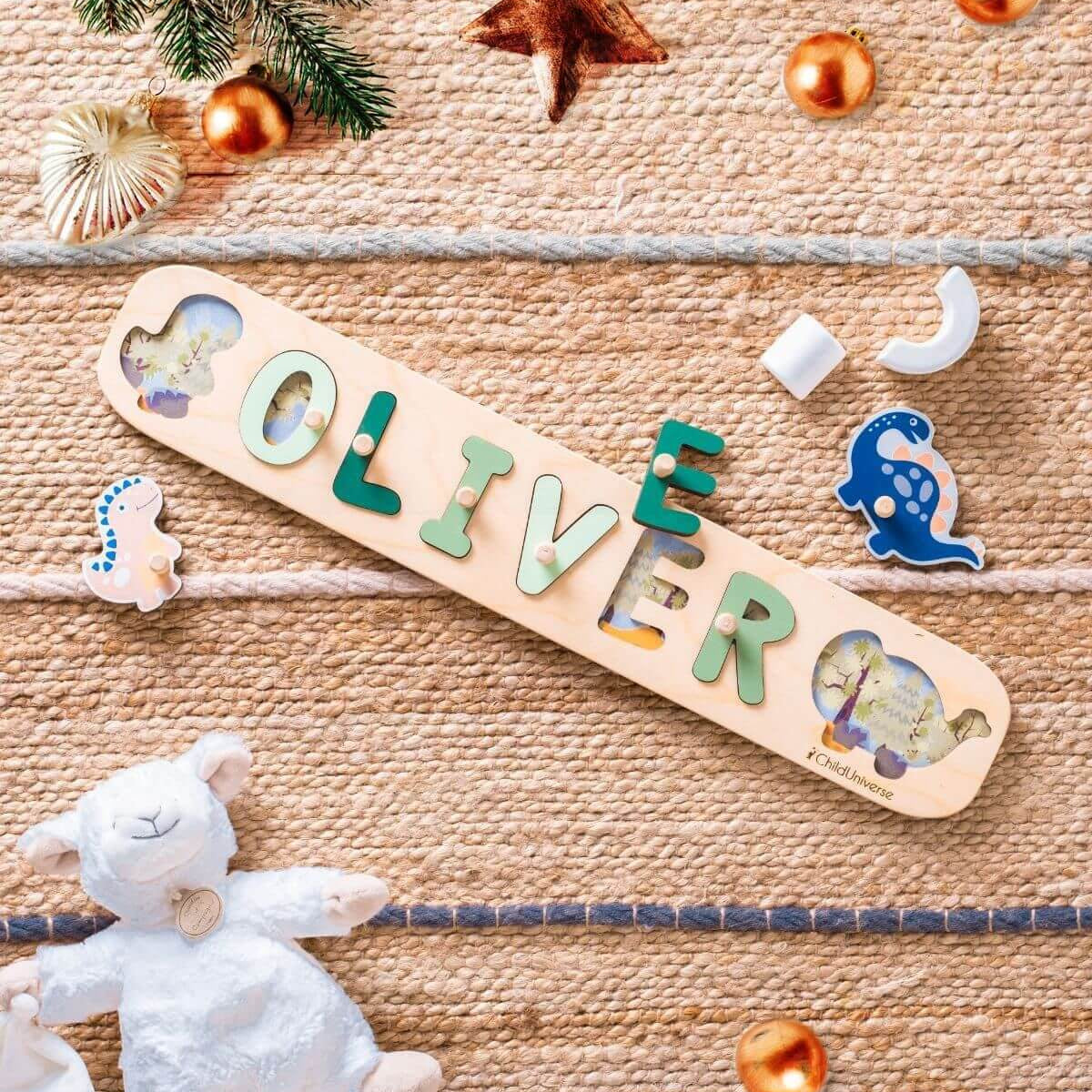 Personalized Wooden Name Puzzle for Toddlers