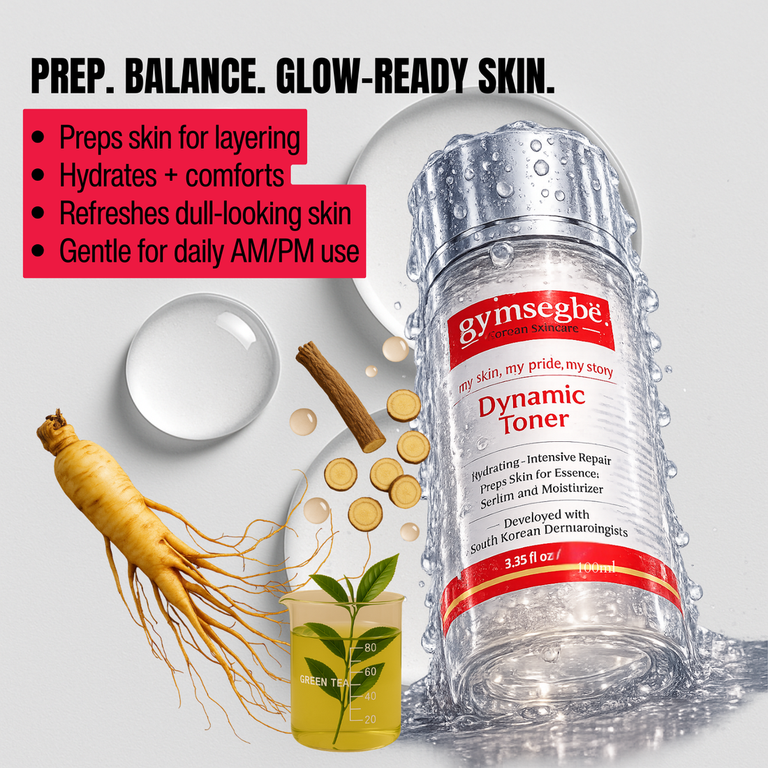 Korean Glow Anti-Aging Serum & Essence Bundle, Glass Skin Set