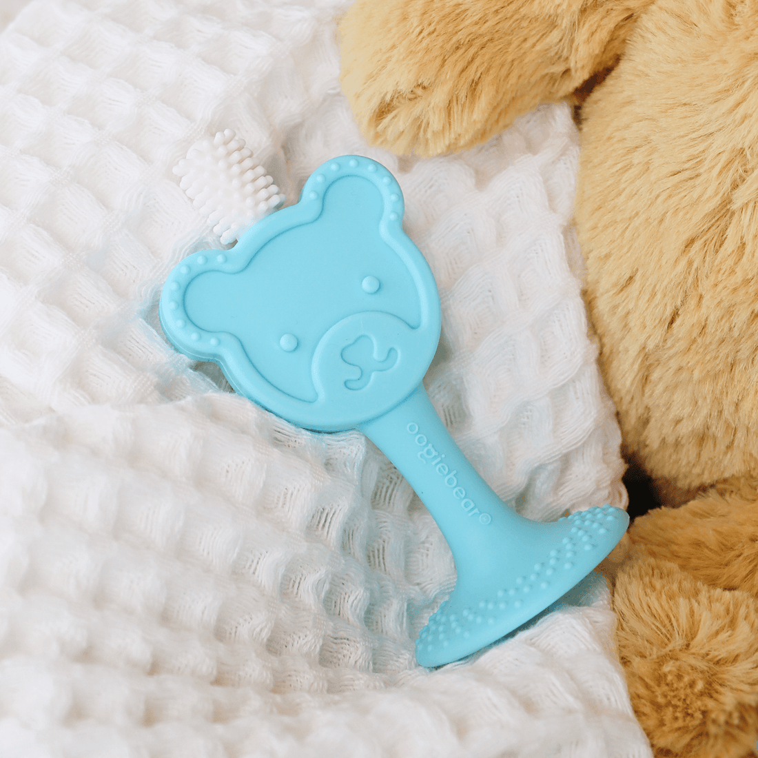 360° Baby Training Toothbrush & Teether - Soft Silicone
