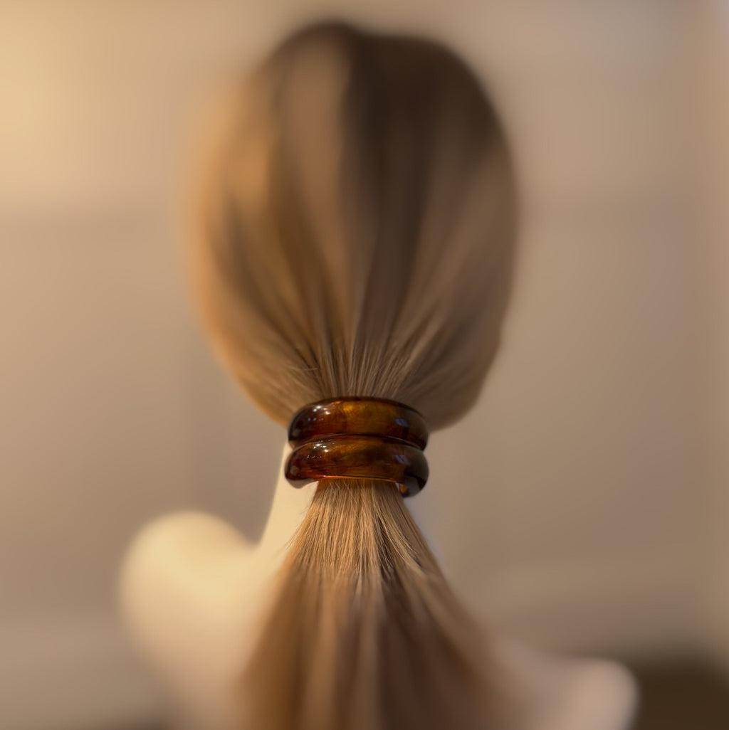 Tortoise Dome Hair Tie