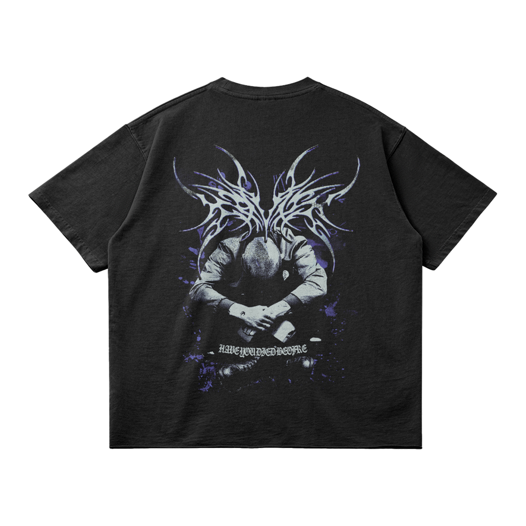 Kryptic Myst Heavyweight Garment Dyed Graphic Streetwear Tee