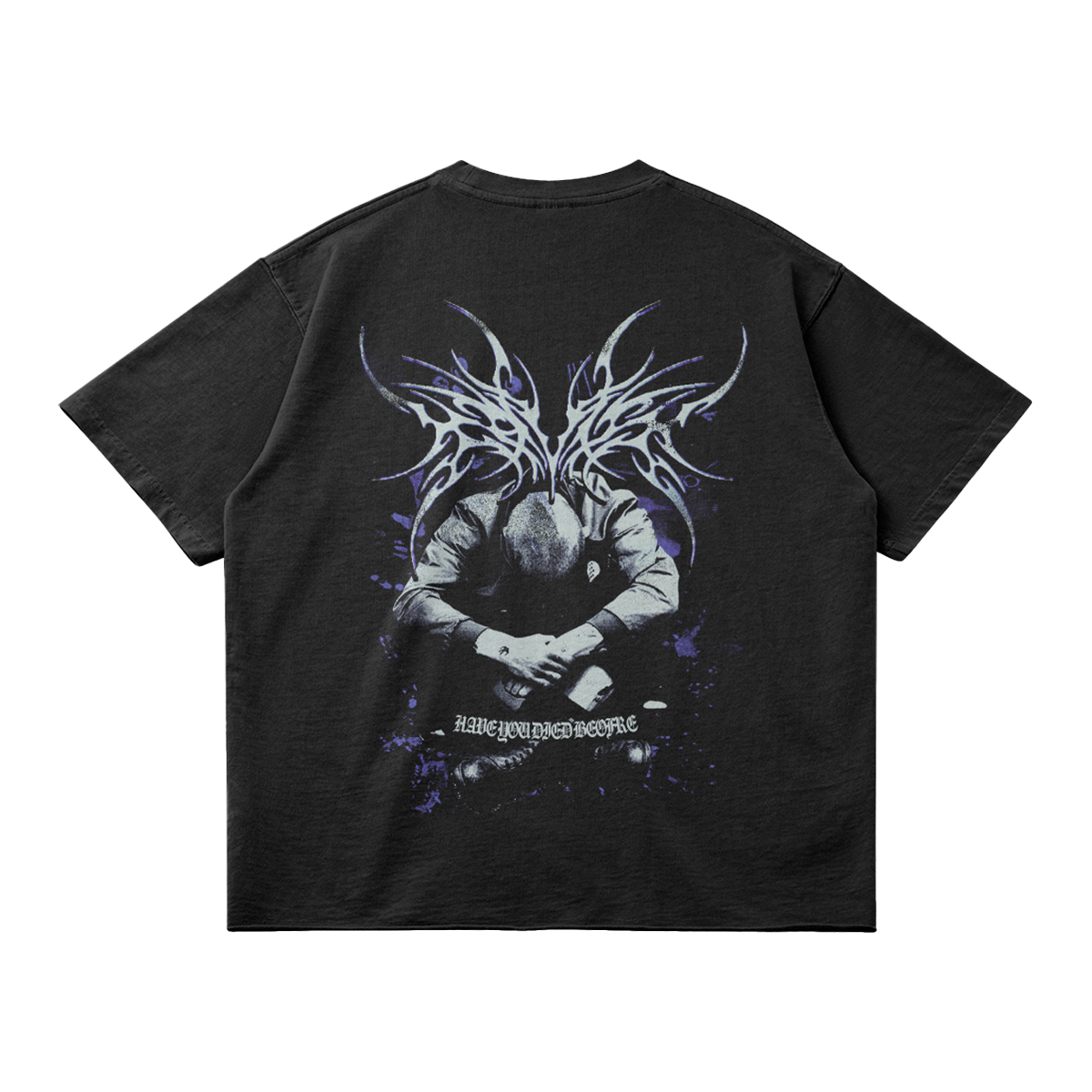 Kryptic Myst Heavyweight Garment Dyed Graphic Streetwear Tee
