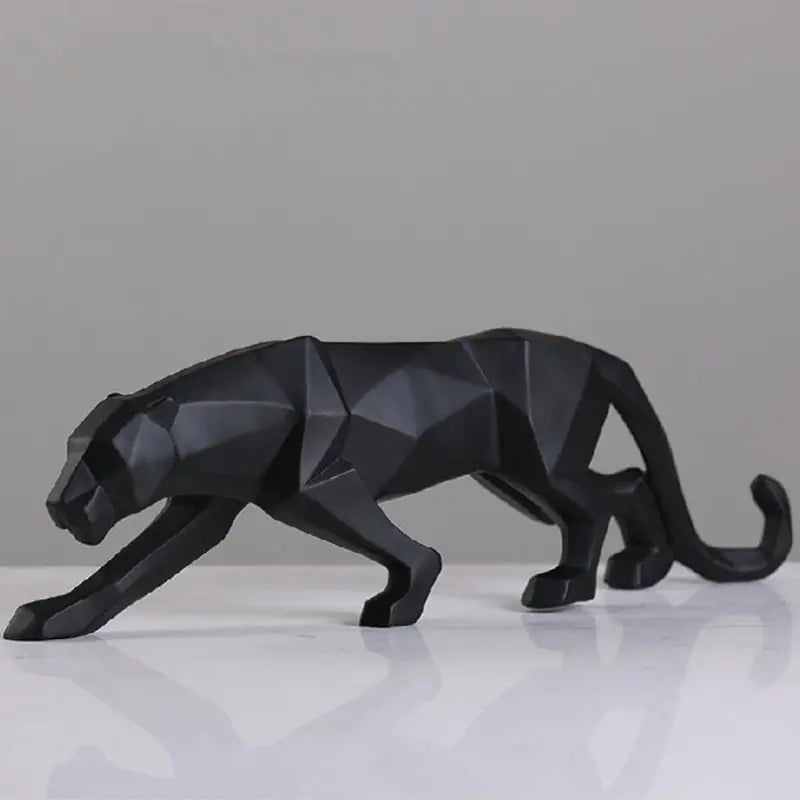 Nordic Style Furniture Decor - Origami Resin Leopard
