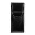 The Travel Case Single Black featuring Nylon exterior and suede interior pockets