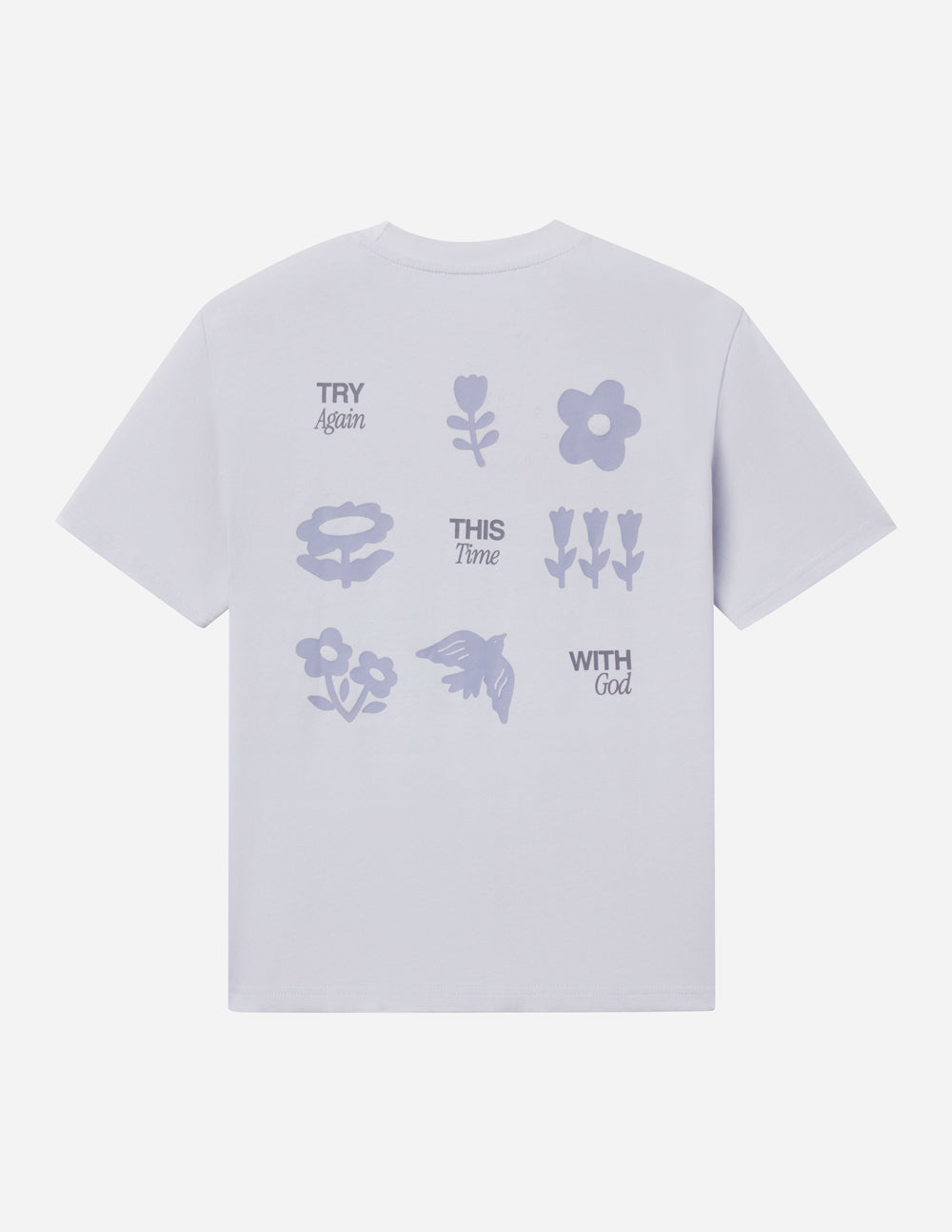 Try With God Unisex Cotton Tee - Streetwear Minimalist