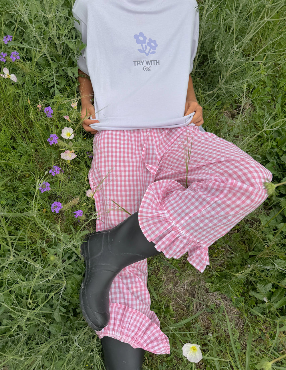 Try With God Unisex Cotton Tee - Streetwear Minimalist