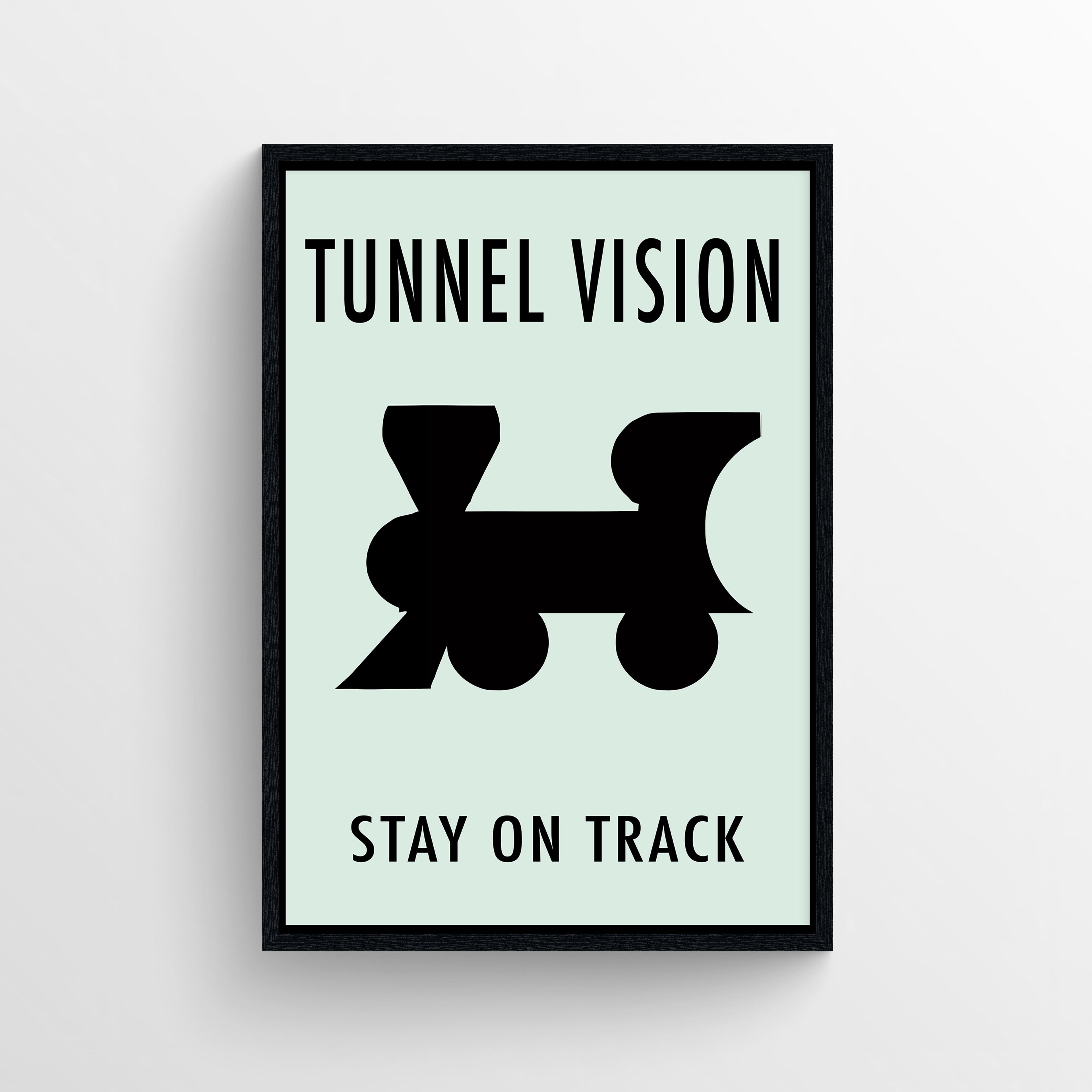 Tunnel Vision Monopoly Poster