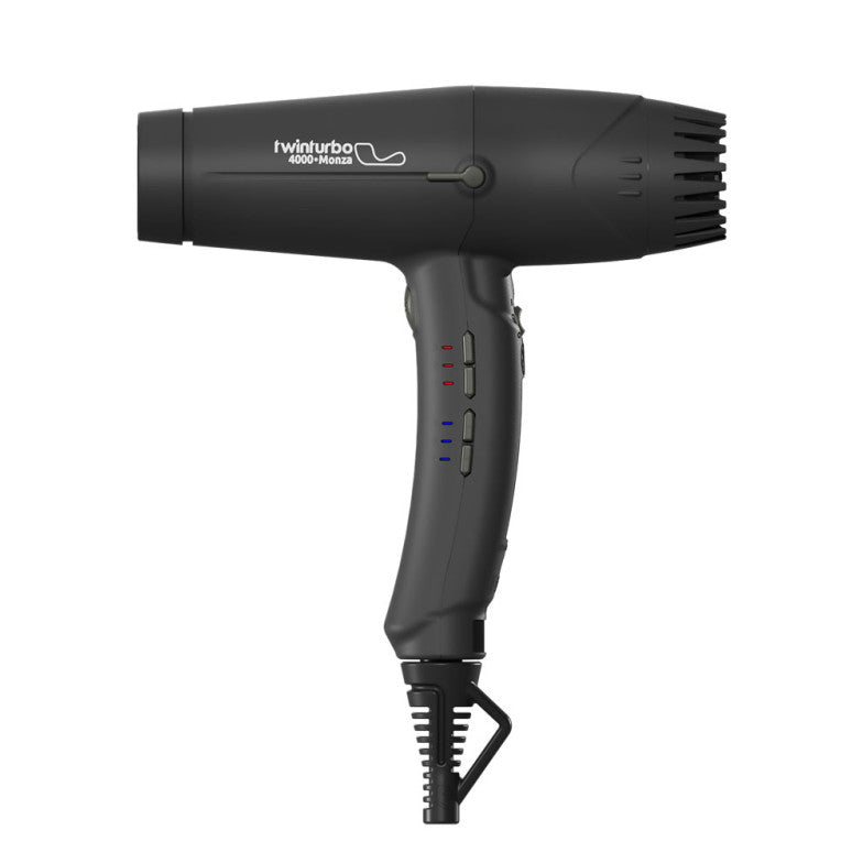 Twin Turbo 4000 Monza Digital Hairdryer - Professional Monochrome