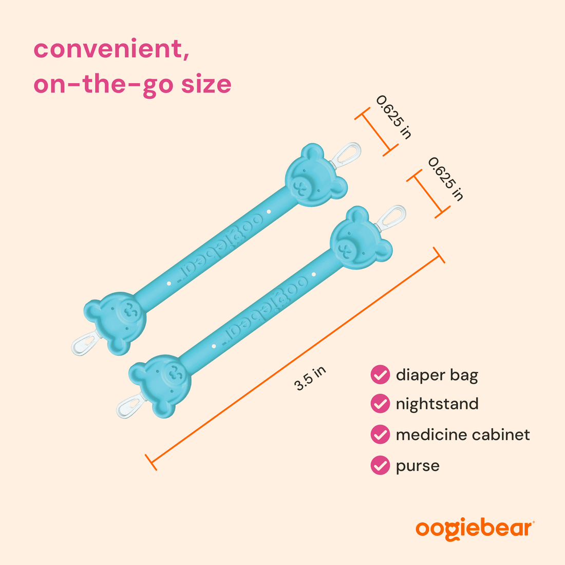 Dual-Ended Baby Nose and Ear Cleaner Tool Two Pack