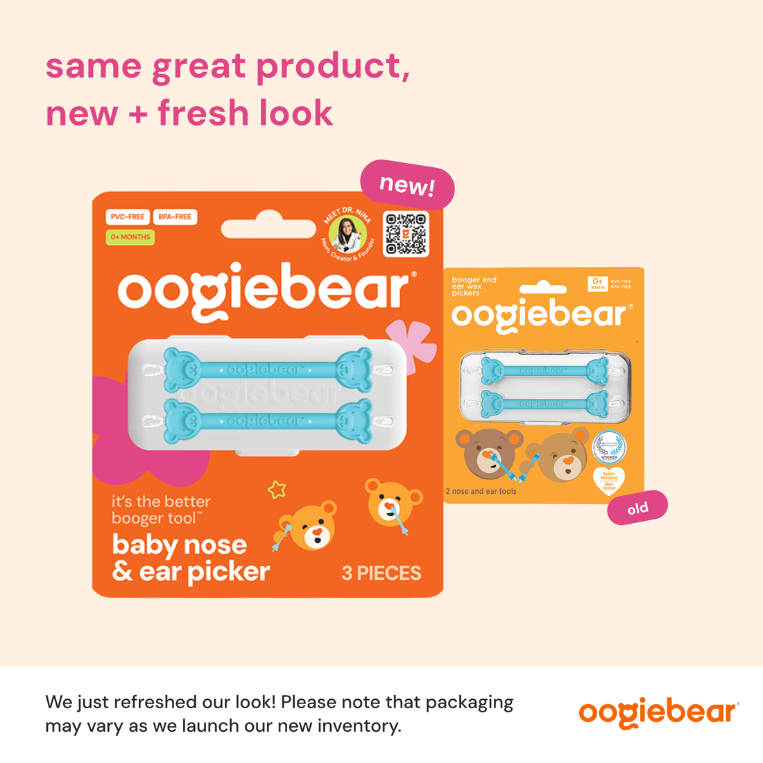Dual-Ended Baby Nose and Ear Cleaner Tool Two Pack