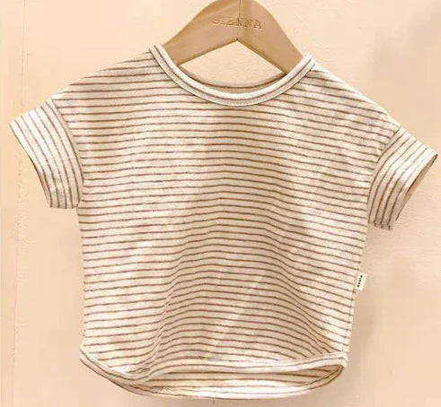 Baby Striped Short Sleeve T-Shirt 70-100cm