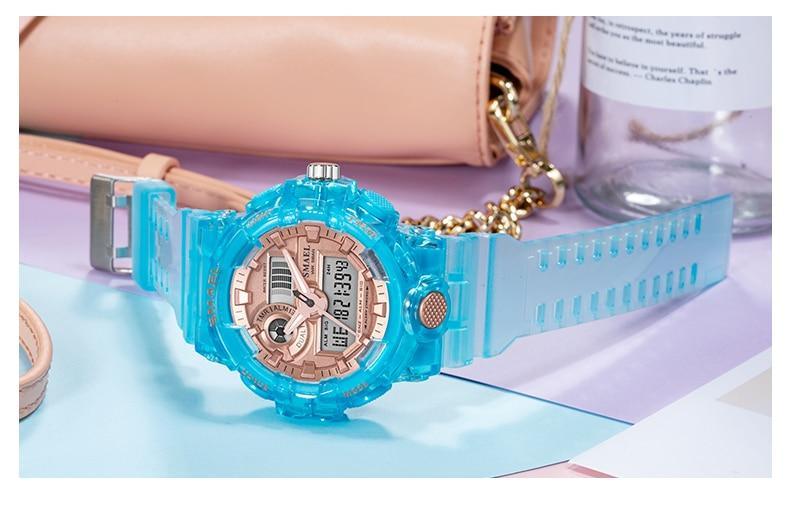 Unisex Luminous Sport Digital Watch Waterproof Streetwear Style