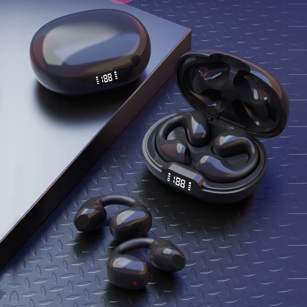 Wireless Bone Conduction Sport Earbuds with Digital Charge Case - Image 3