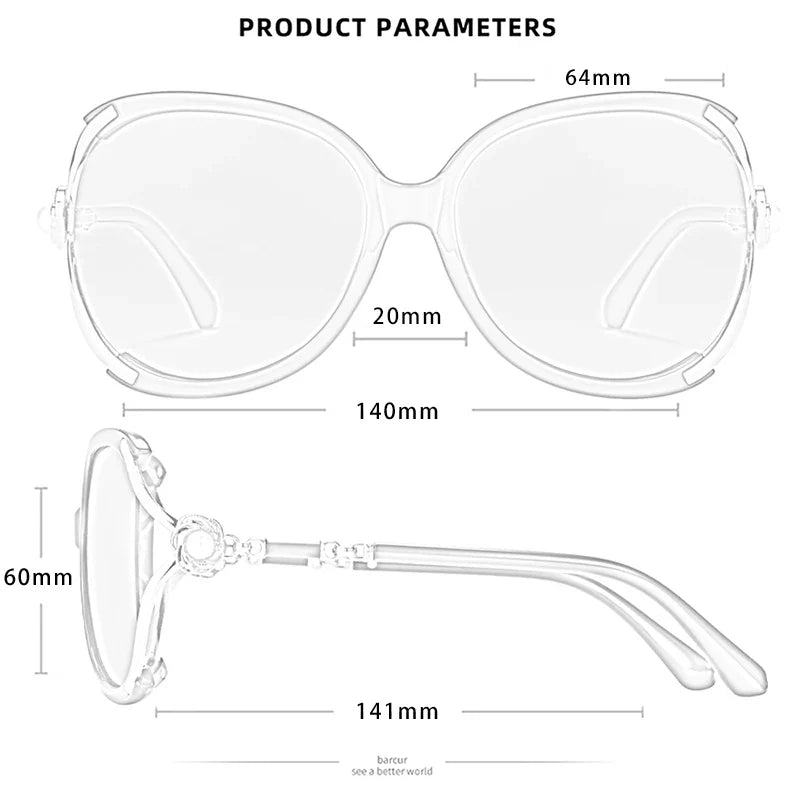 Trendy Butterfly Polarized Sunglasses Women's UV400 Protection