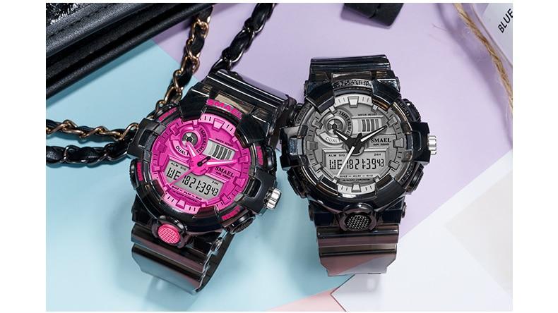 Unisex Luminous Sport Digital Watch Waterproof Streetwear Style