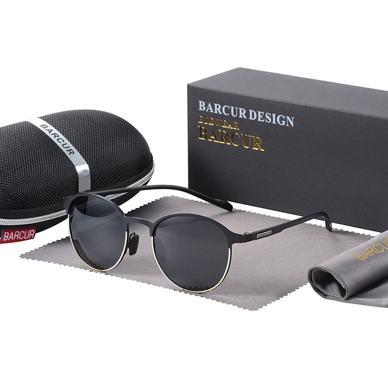 Women's Polarized Round Sunglasses UV400 Protection Driving Shades