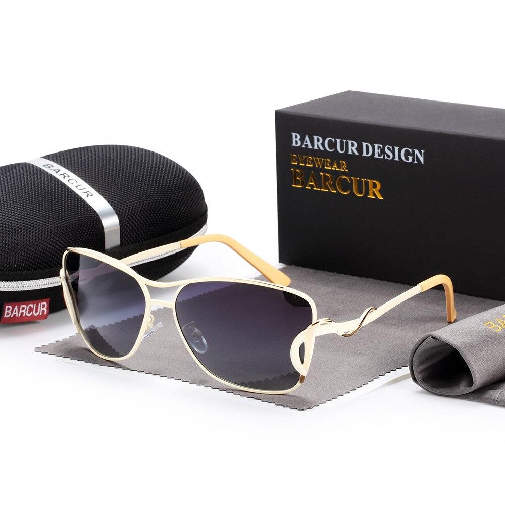 Oversized Square Aviator Sunglasses Luxury Women's Eyewear