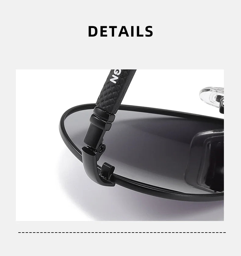 Polarized Pilot Sunglasses for Men UV400 Anti-Blue Light Aviator