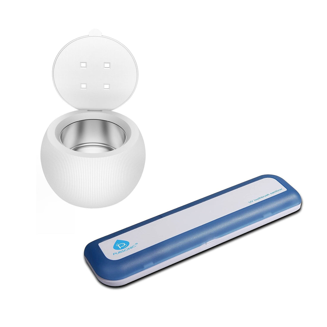 The Ultimate Hygiene Duo: Pursonic Ultrasonic Cleaner Pod & UV Toothbrush Sanitizer