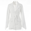 2022 Summer Women's Casual Suit with Long Sleeve Jacket