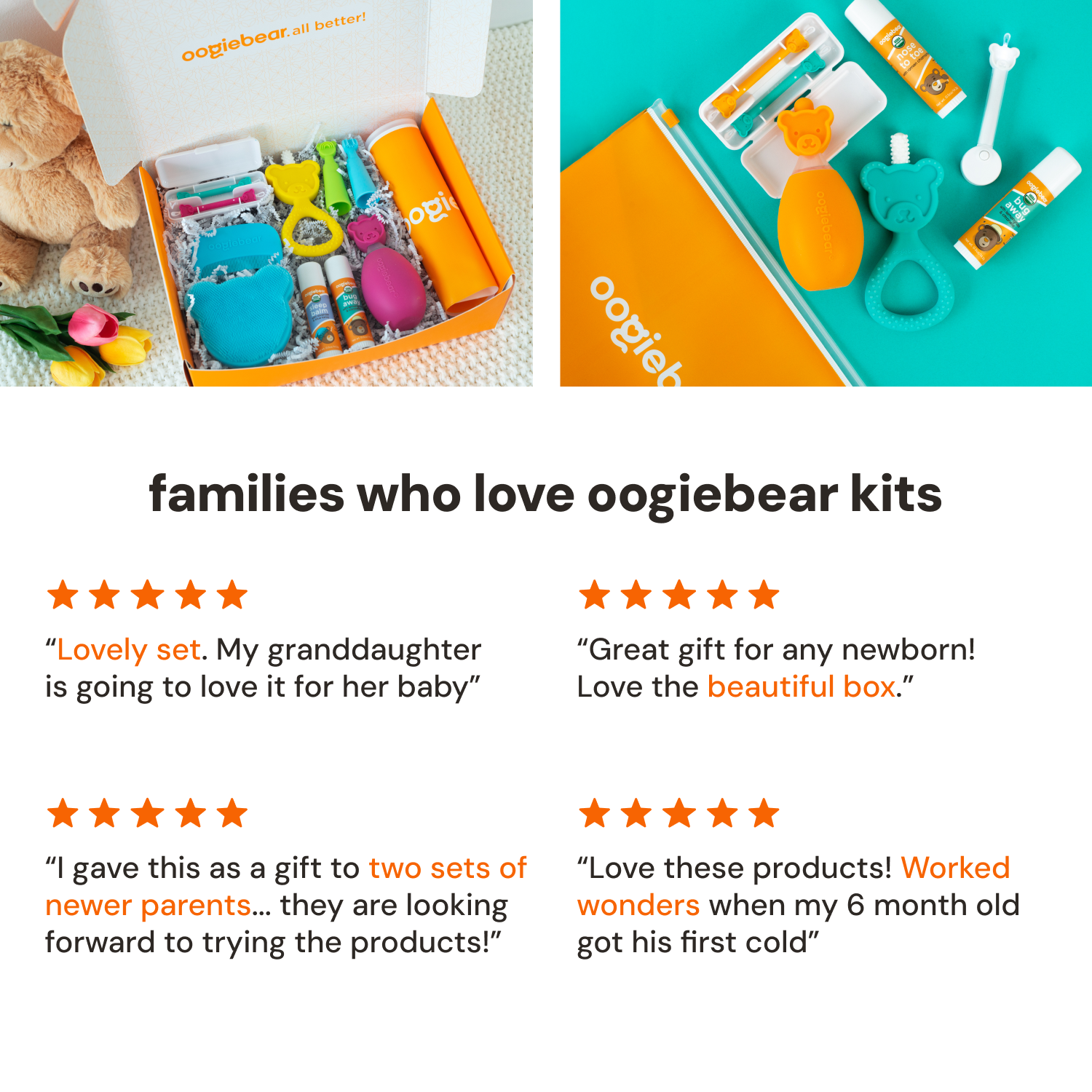 First Year Baby Care Gift Set with Organic Sleep Balm and Bug Away