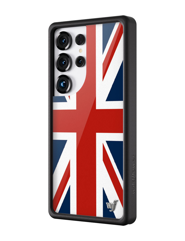 Union Jack Samsung Galaxy Case with Protective Rubber Bumper - Image 2