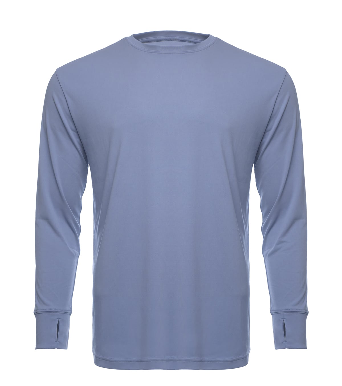 Men's UPF 50 Long Sleeve Performance Crew Shirt in Neon Yellow - Image 6