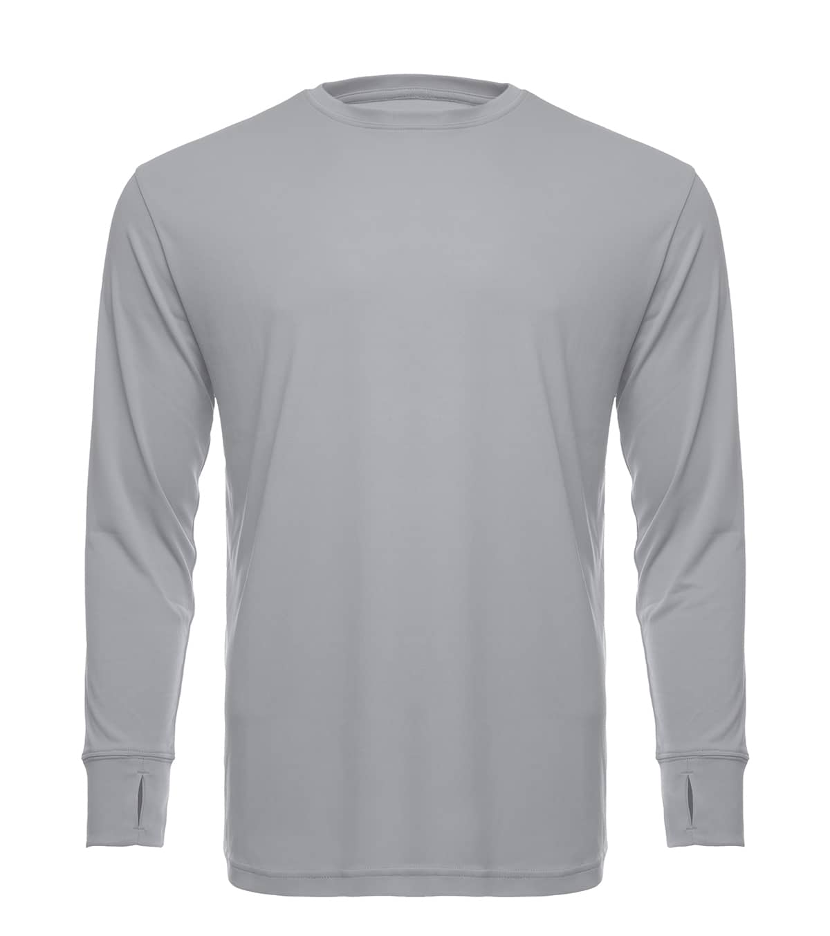 Men's UPF 50 Long Sleeve Performance Crew Shirt in Neon Yellow - Image 7