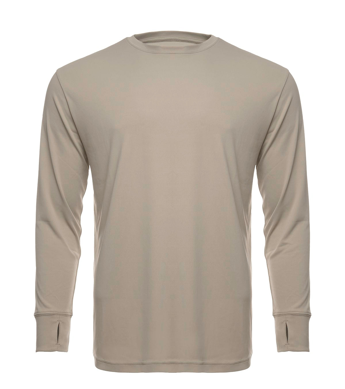 Men's UPF 50 Long Sleeve Performance Crew Shirt in Neon Yellow - Image 11