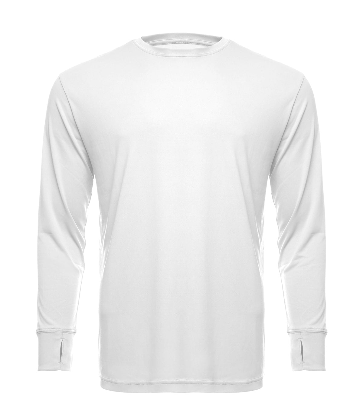 Men's UPF 50 Long Sleeve Performance Crew Shirt in Neon Yellow - Image 10