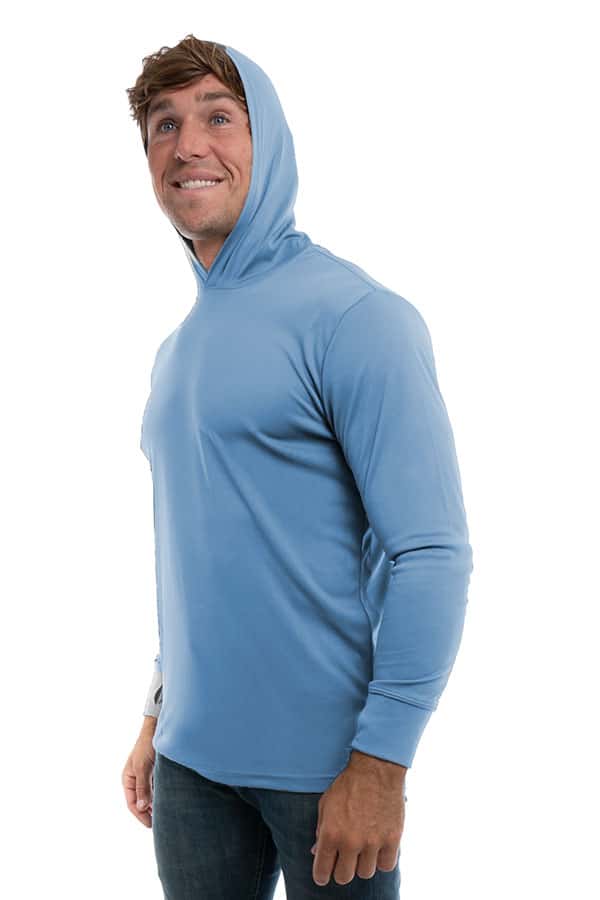 Blue UPF 50 Performance Hoody for Sun Protection - Image 5