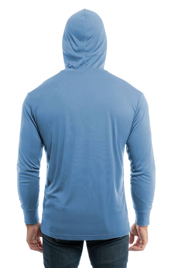 Blue UPF 50 Performance Hoody for Sun Protection - Image 6