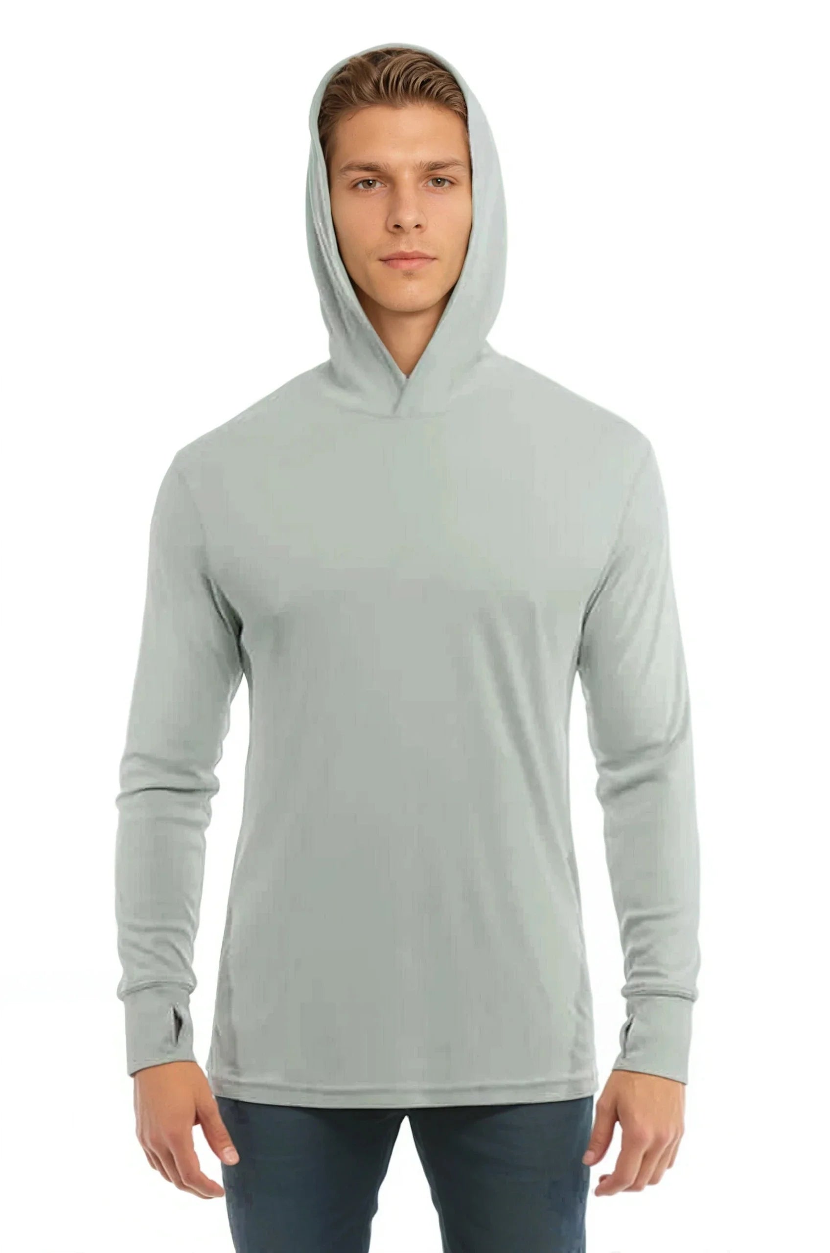 Blue UPF 50 Performance Hoody for Sun Protection - Image 20
