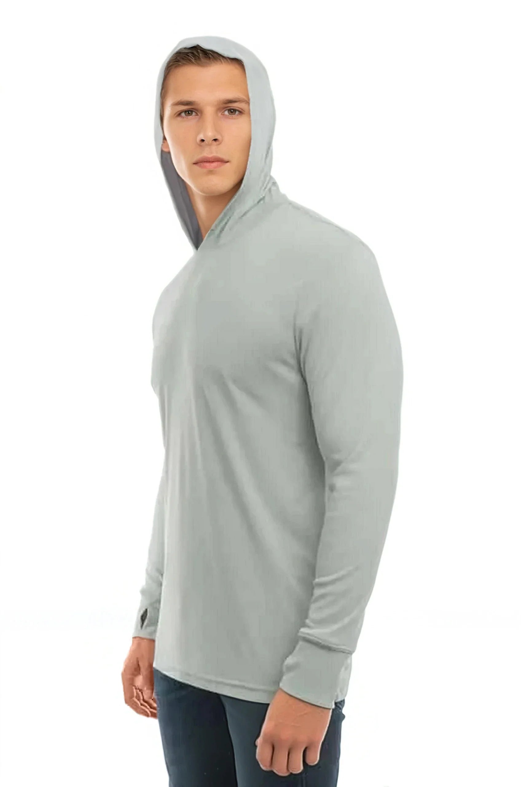 Blue UPF 50 Performance Hoody for Sun Protection - Image 21