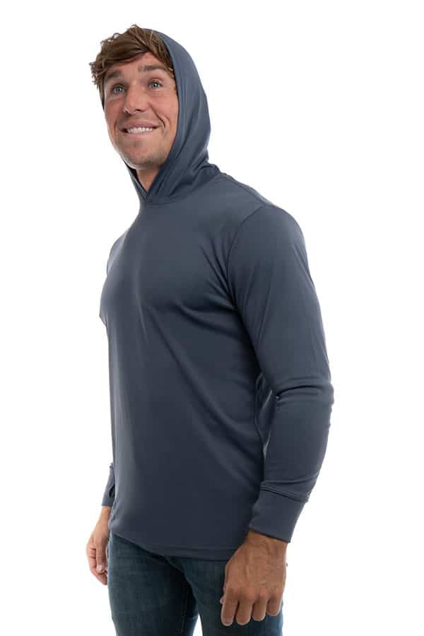 Blue UPF 50 Performance Hoody for Sun Protection - Image 42