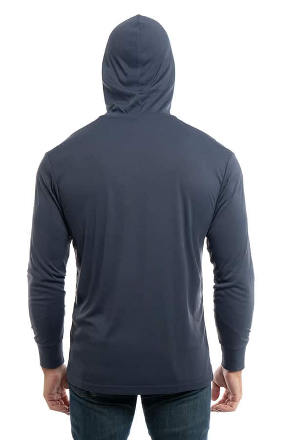 Blue UPF 50 Performance Hoody for Sun Protection - Image 43