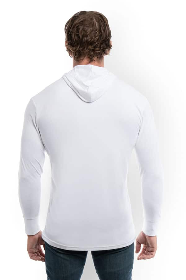 Blue UPF 50 Performance Hoody for Sun Protection