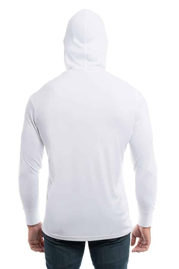 Blue UPF 50 Performance Hoody for Sun Protection