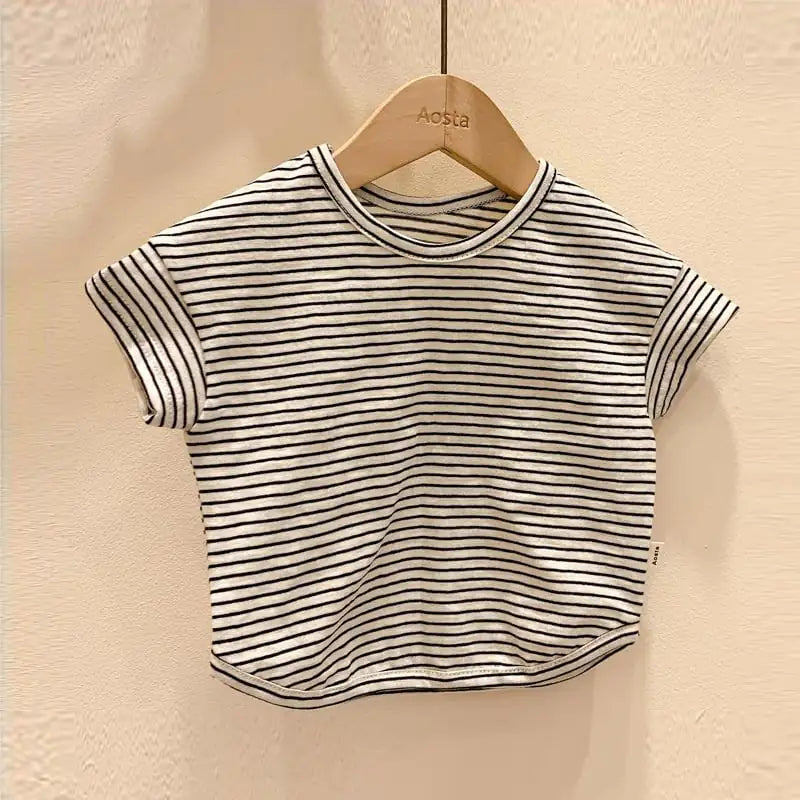 Baby Striped Short Sleeve T-Shirt 70-100cm