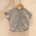 Baby Striped Short Sleeve T-Shirt 70-100cm