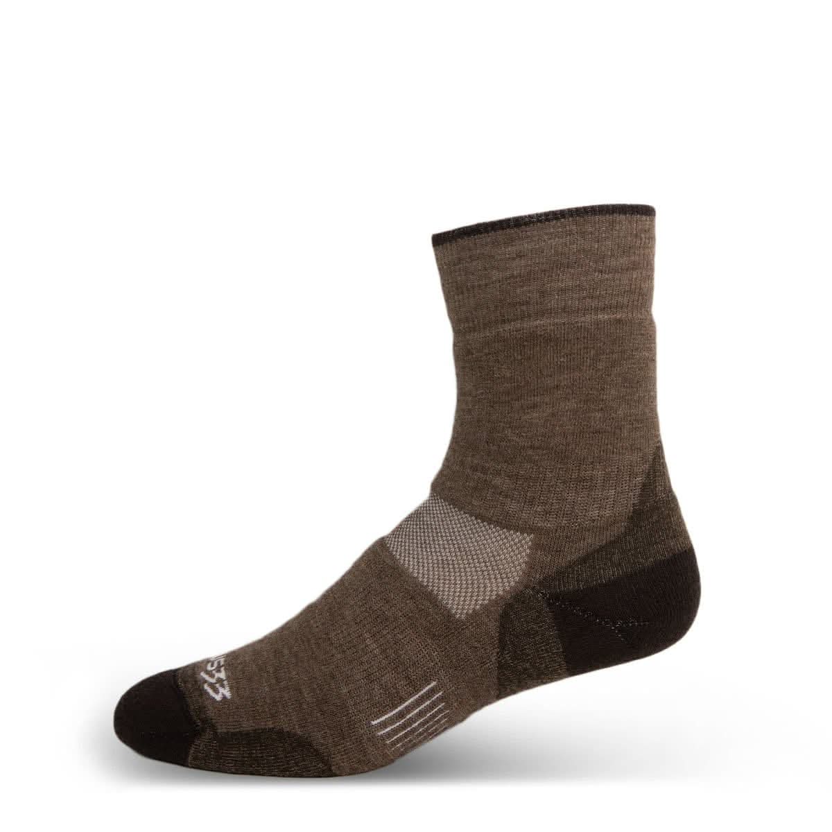 Lightweight Crew Wool Socks for Hiking and Outdoor Utility