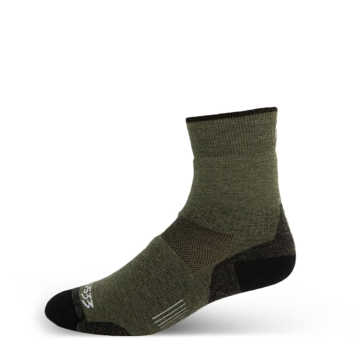 Lightweight Crew Wool Socks for Hiking and Outdoor Utility