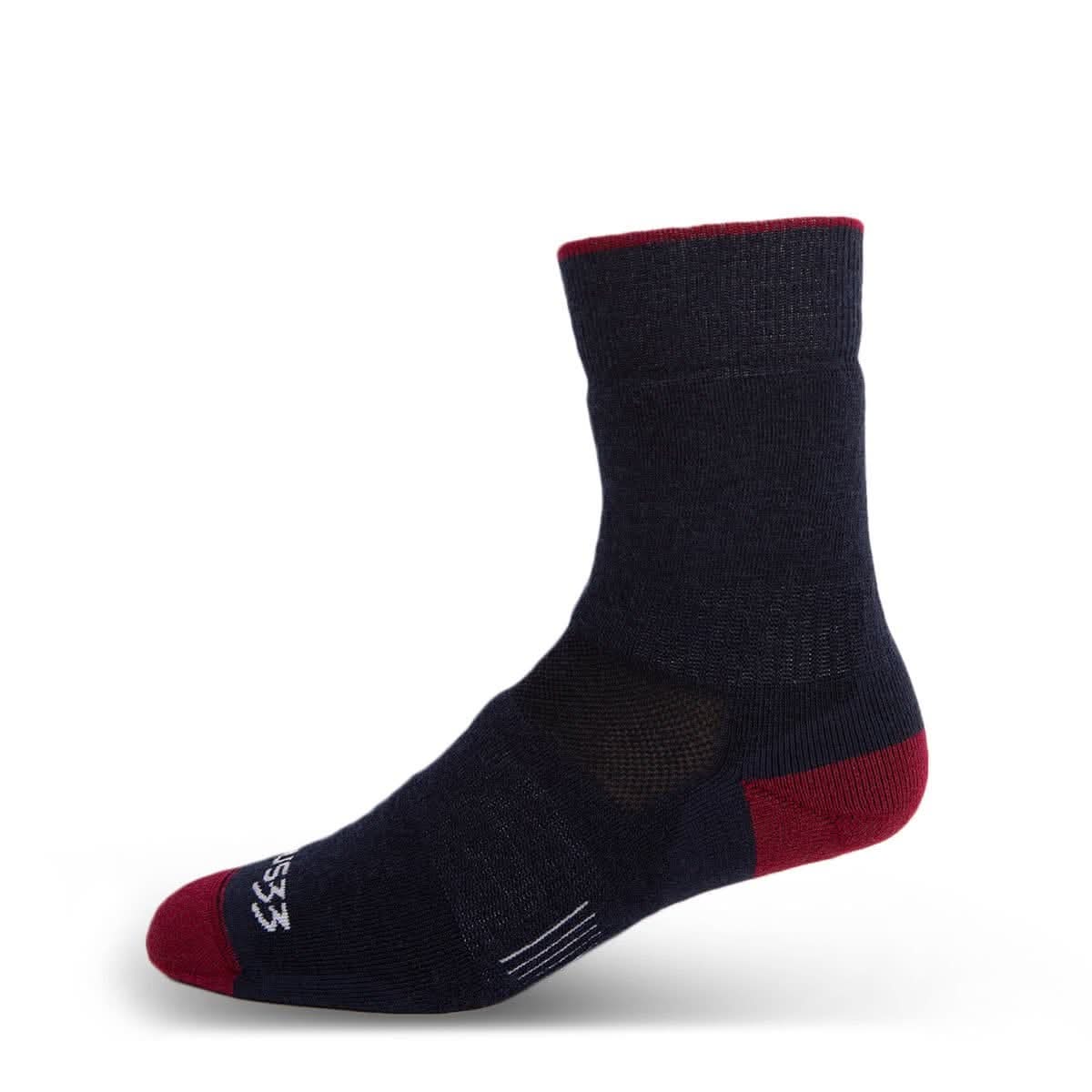 Lightweight Crew Wool Socks for Hiking and Outdoor Utility