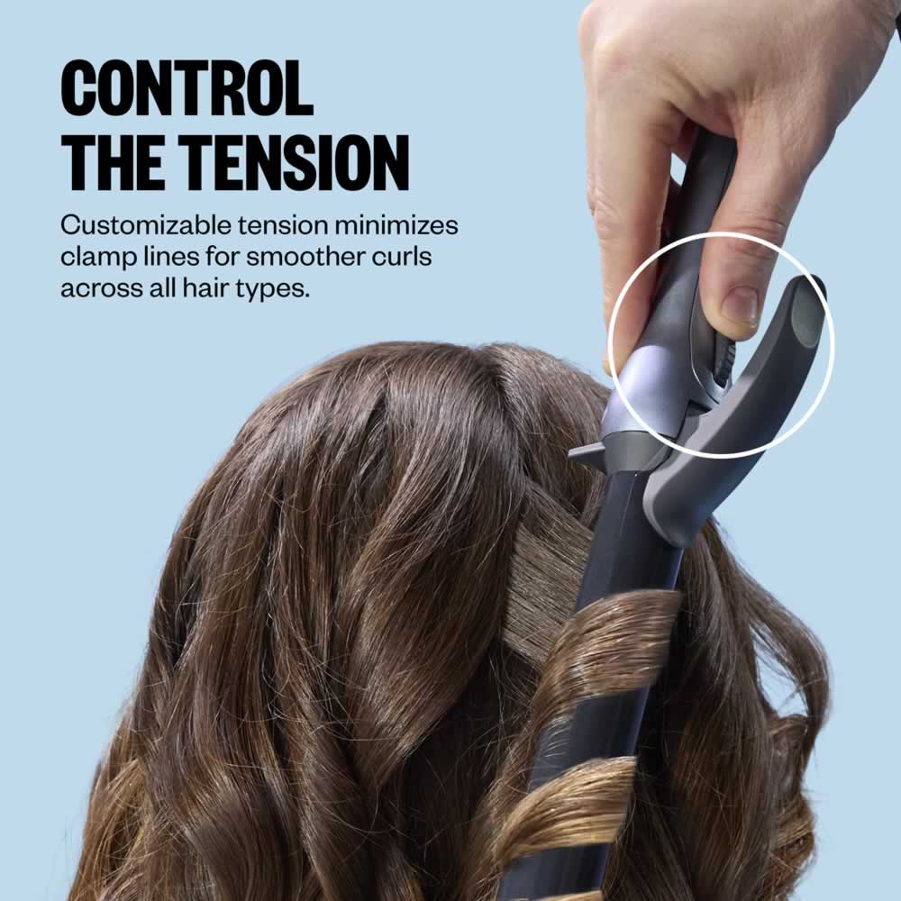 Precision Grip 1.5 inch Curling Iron for Polished Salon Curls