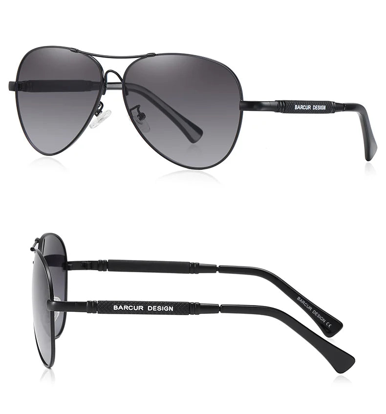 Polarized Pilot Sunglasses for Men UV400 Anti-Blue Light Aviator