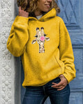 Women's Printed Round Neck Sweater - Soft Modal