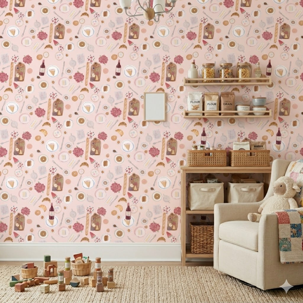 Pollyanne Wallpaper by Peggy Faucheux
