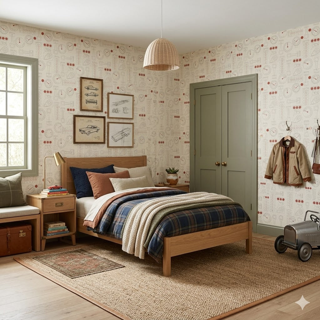 Lennox Wallpaper by Lavonne McCamley